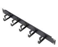 ExtraLink  Organizer kabli Typ B 19" 1U (czarna) - 1323262 - zdjęcie 2